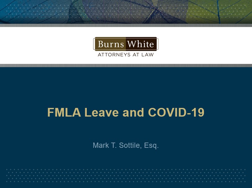 Pdf Covid 19 Fmla And Ada Compliance When Dealing With