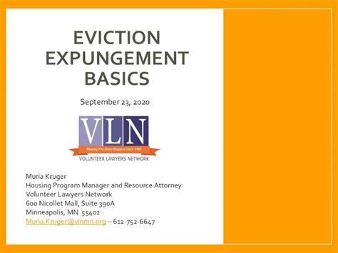 Pdf Eviction Expungement Basics Expungement Basics Muria Kruger