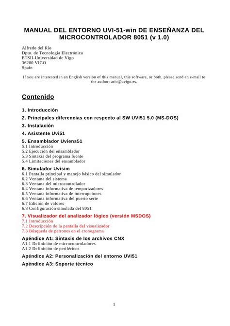 Pdf Manual Del Entorno Uvi 51 Win De Ense Anza Del Principales