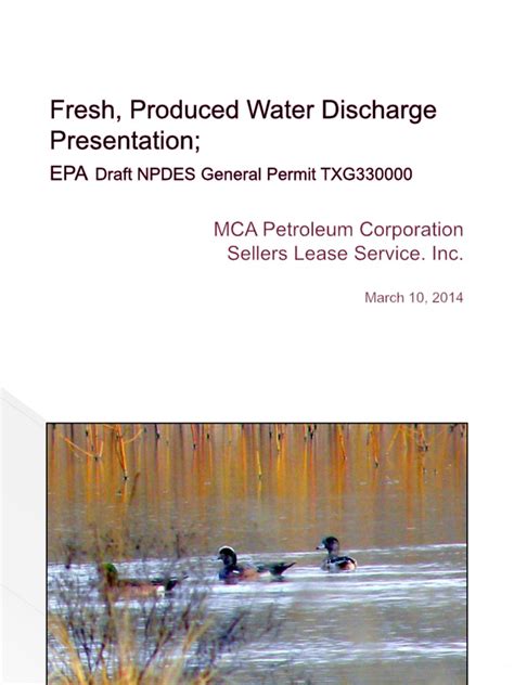 Pdf Produced Water Discharge Presentation Dokumen Tips