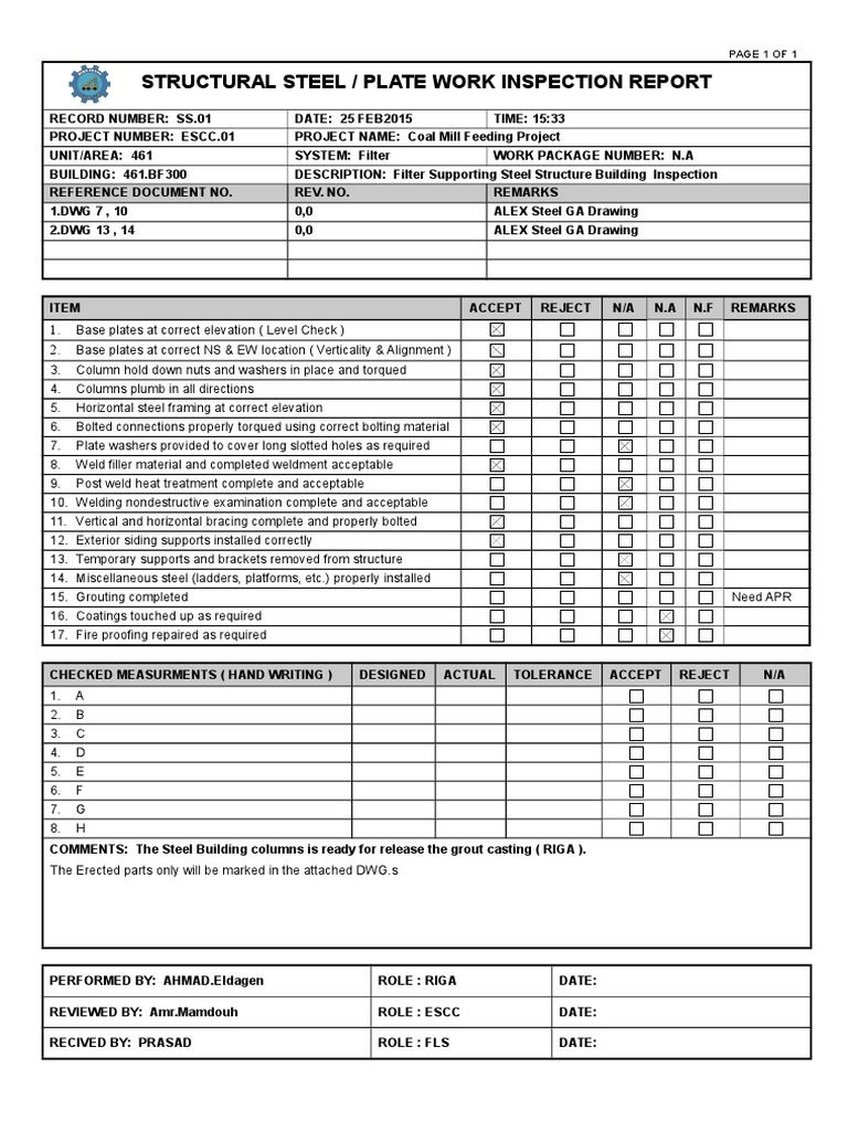 Pdf Steel Inspection Tips For Every Building Owner And Pdf Fileand