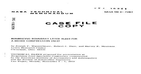 Pdf Technical Tm X Memorandum Ntrs Nasa Gov Dokumen Tips