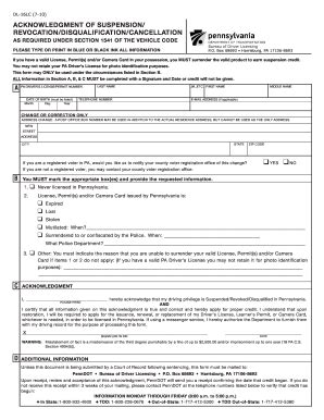 Penndot Dl 16Lc 2010 2024 Form Fill Out And Sign Printable Pdf