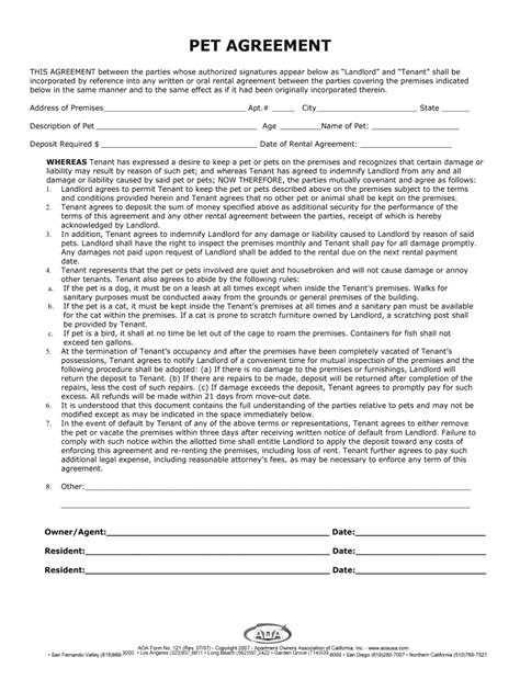 Pet Form Fill Out Sign Online Dochub