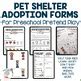 Pet Shelter Adoption Printables For Pretend Play