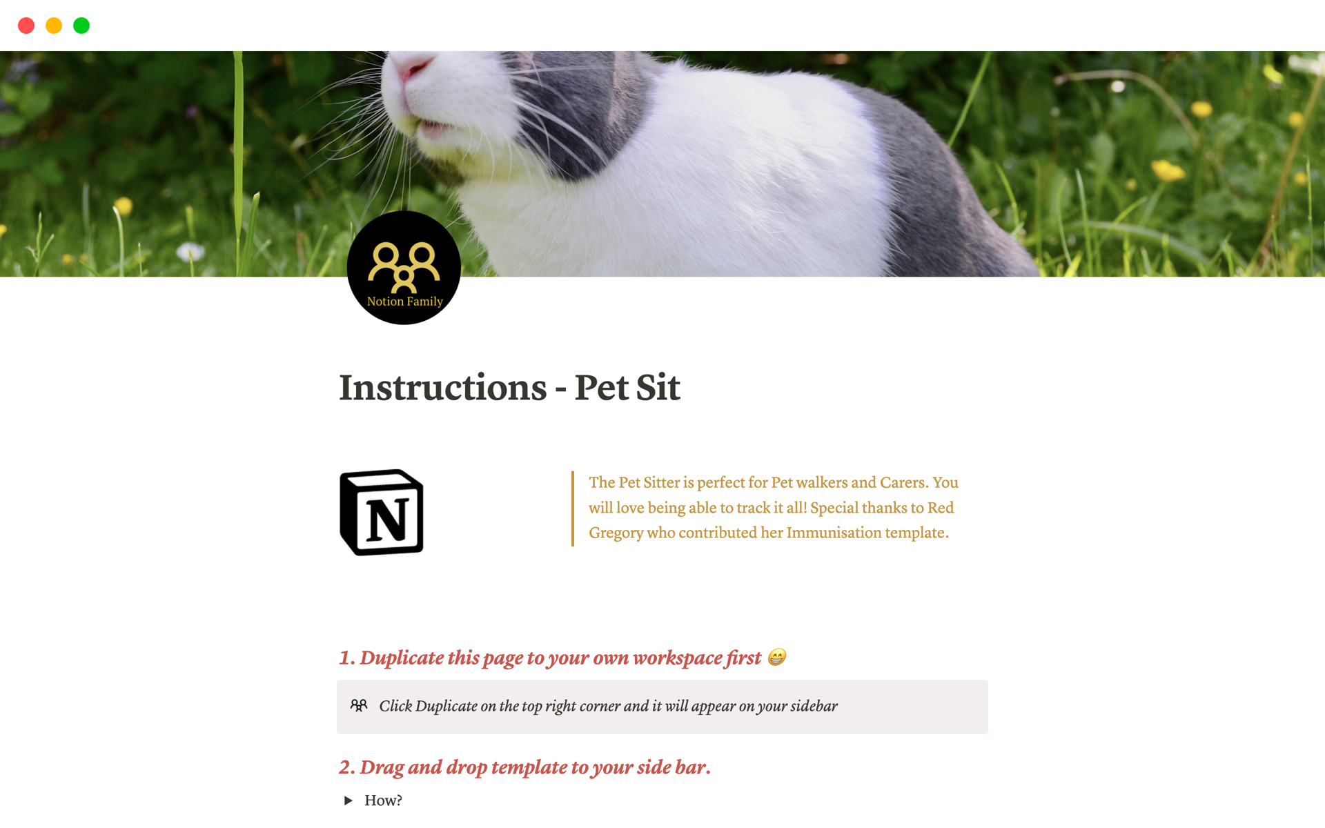 Pet Sitter Micro Business Template Notion Marketplace