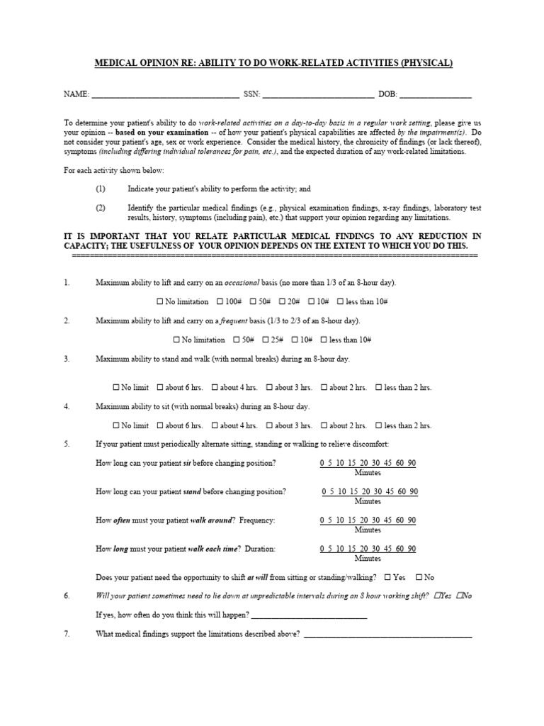 Physical Rfc Form Representmyself