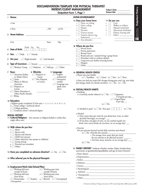 Physical Therapy Documentation Templates Pdf Complete With Ease