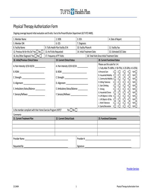 Physical Therapy Re Evaluation Form Fill And Sign Printable Template