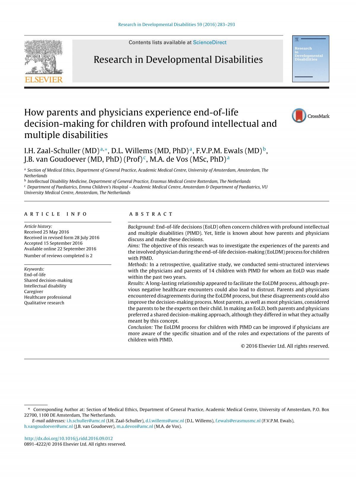 Physicians With Disabilities