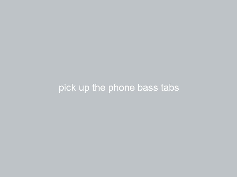 Pick Up The Tabs Tech Learning