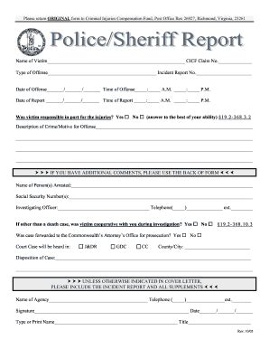 Police Report Fill Online Printable Fillable Blank Within Police Report Template Pdf