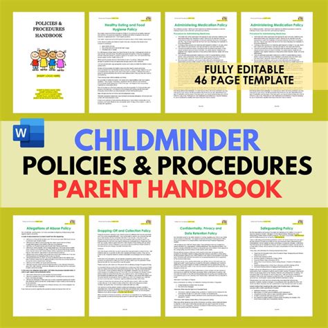 Policies Childminder Primary Resources Policies Procedures Paperwork