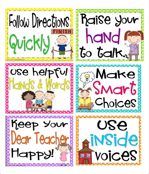 Posters Classroom Behavior Management Classroom Consequences