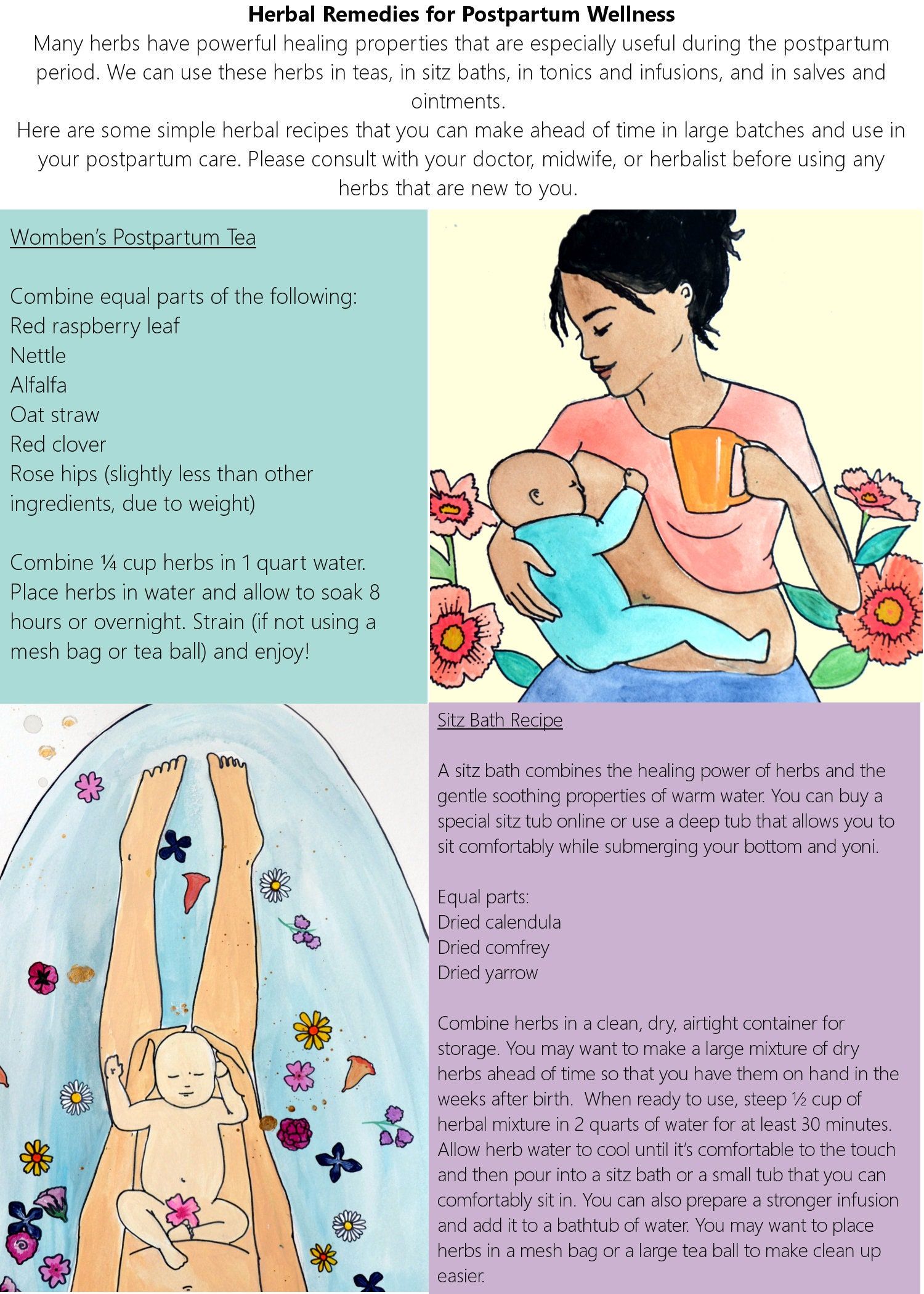 Postpartum Wellness And Healing Slides Set 1 Slides 1 5 Pdfs