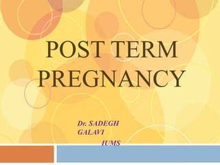 Posttermpregnancy Ppt