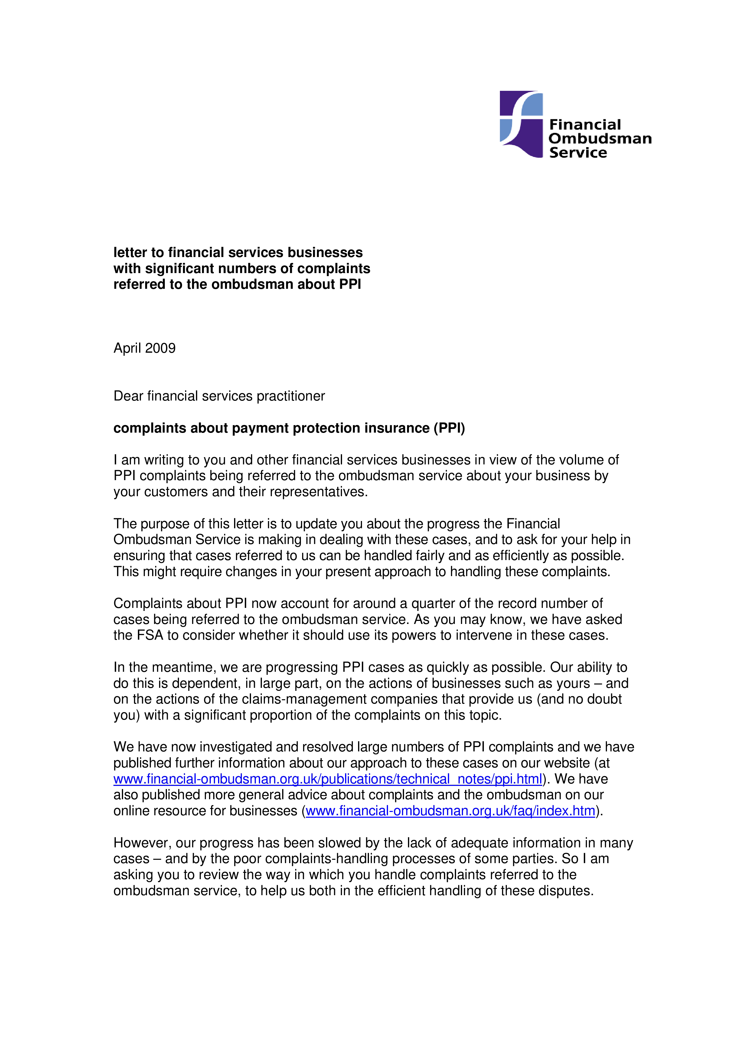 Ppi Claim Letter Template For Credit Card Cardtemplate My Id