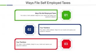 Ppt 5 Ways To File Your Taxes Powerpoint Presentation Free Download