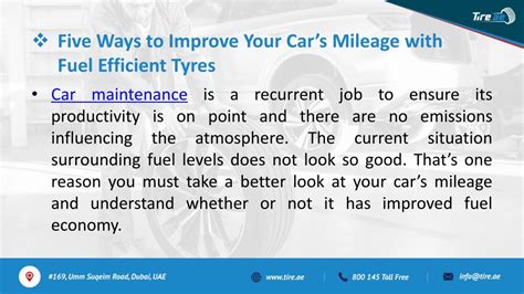 Ppt Benefits Of Using Fuel Efficient Tyres Tire Ae Powerpoint