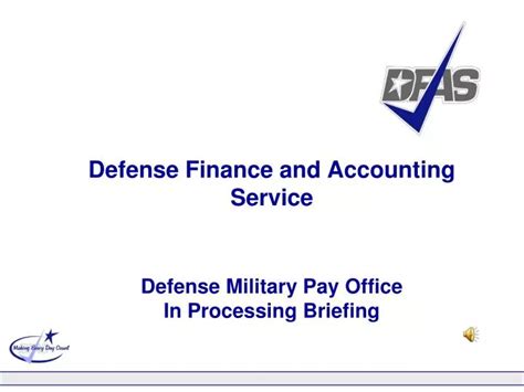 Ppt Defense Finance And Accounting Service Defense Military Pay