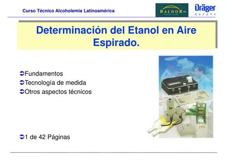 Ppt Determinaci N Del Etanol En Aire Espirado Powerpoint