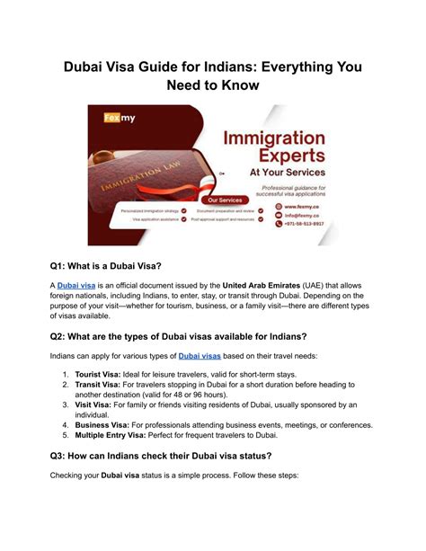 Ppt Dubai Visa Guide For Indians Everything You Need To Know