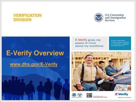 Ppt E Verify Overview Powerpoint Presentation Free Download Id 1692562