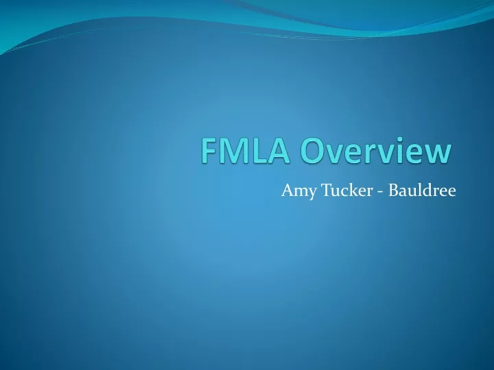 Ppt Fmla Overview Powerpoint Presentation Free Download Id 9390533