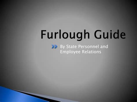 Ppt Furlough Guide Powerpoint Presentation Free Download Id 264070