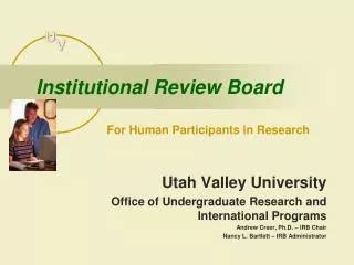 Ppt Institutional Review Board Powerpoint Presentation Free Download Id 1637546