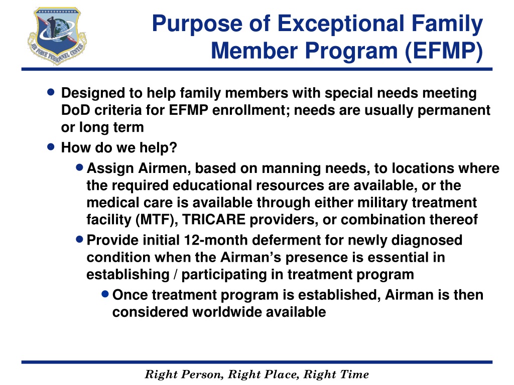 Ppt Nhcp Exceptional Family Member Program Powerpoint Presentation