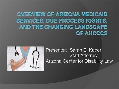 Ppt Overview Of Arizona Medicaid Services Due Process Rights And