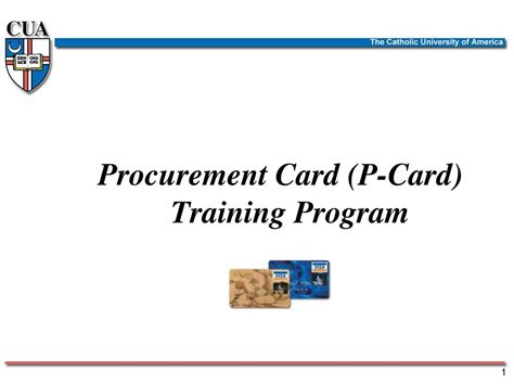 Ppt Procurement Card P Card Training Program Powerpoint