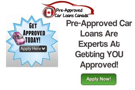 Pre Approved Car Loans Canada Get Pre Approved Get Driving