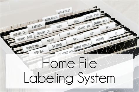 Precut Home Filing System Labels Home Office Home Etsy Home Office Organization Paper