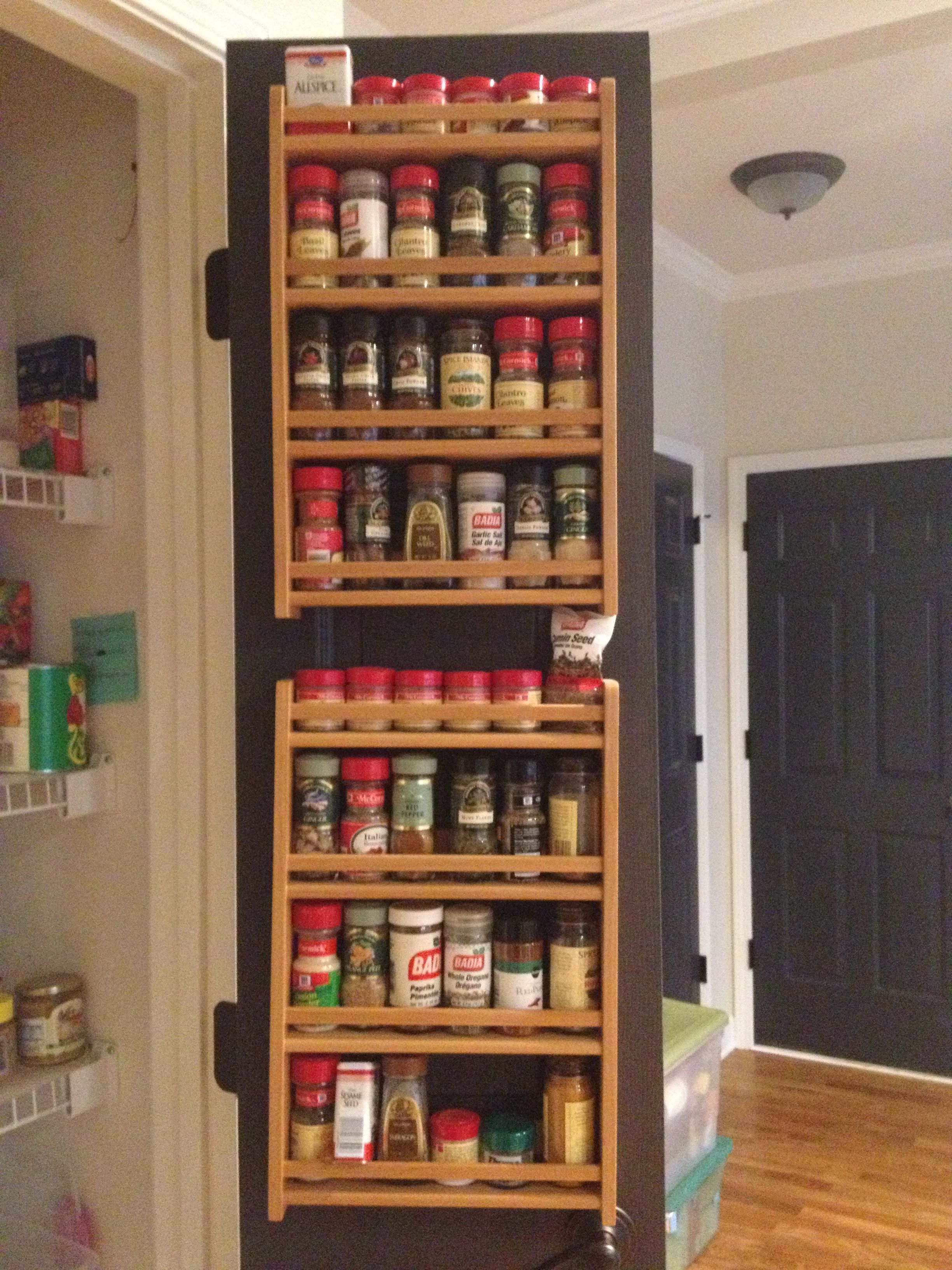 Preety S Kitchen How To Use Pantry Door For Storage Kitchen Storage Tips