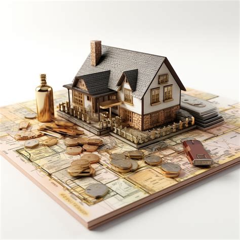 Premium Ai Image An Old House Standing On Money And Documents