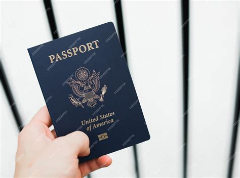 Premium Photo Closeup Of A Us Passport With Immigration Visa Citizenship And Travel Paperwork