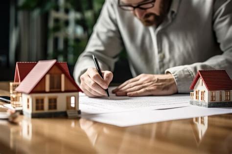 Premium Photo Man Signing Contract Buying New House Home Loan Paperwork Picture