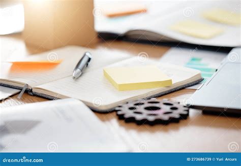 Premium Photo Table Paperwork And Sticky Note Planning Strategy And Brainstorming Notebook At