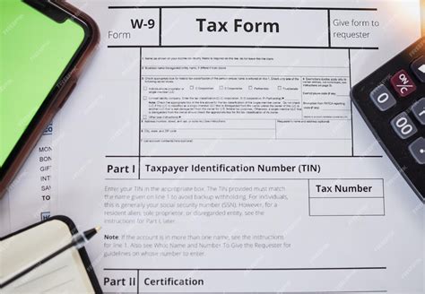 Premium Photo Tax Paperwork Closeup And Finance With Accounting Form