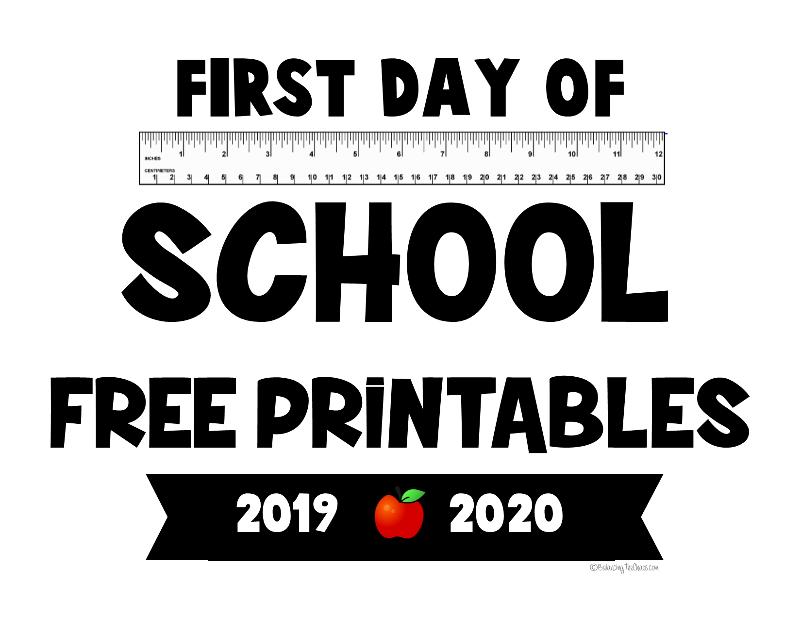 Printable 1St Day Of School Signs Homeschool Edition In 2020