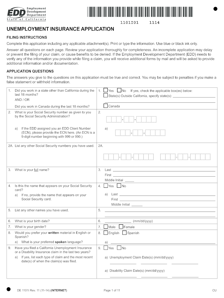 Printable Ca Edd Forms Printable Forms Free Online