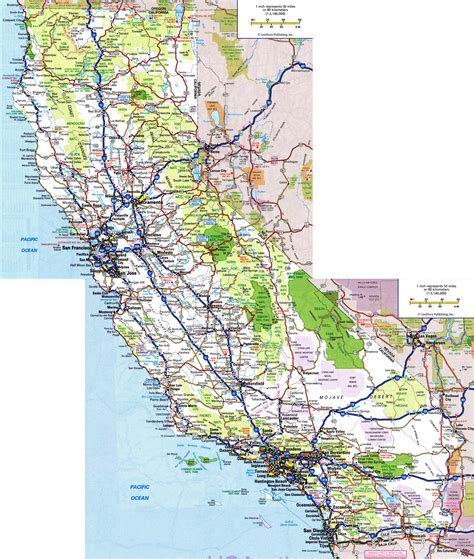 Printable California Road Map