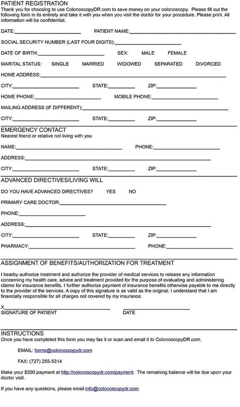 Printable Doctor Fill Out Forms Printable Forms Free Online