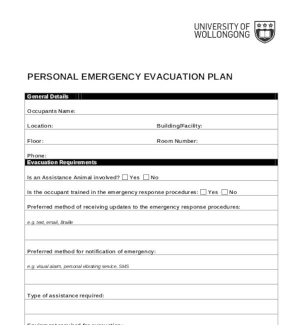 Printable Evacuation Checklist Printable Word Searches