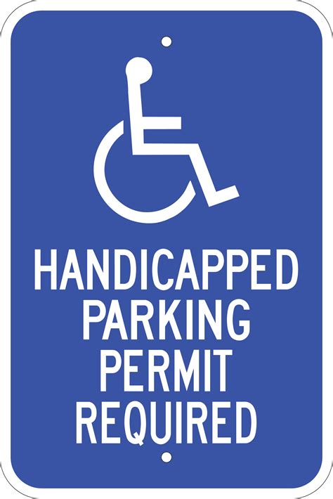 Printable Handicap Parking Permit