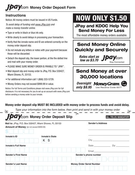 Printable Jpay Probation Form Printable Forms Free Online