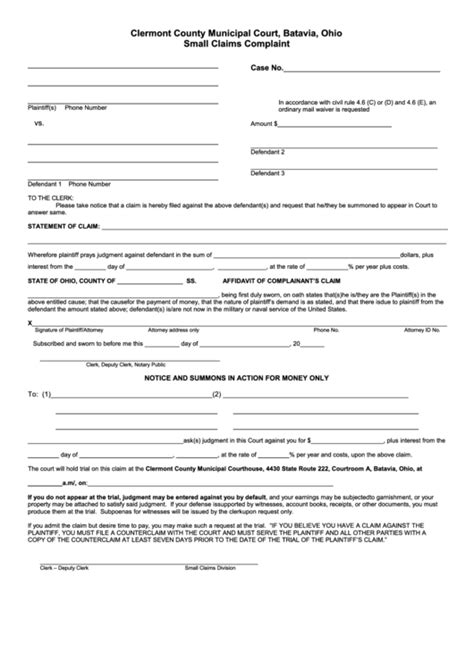 Printable Small Claims Forms Texas Fill Online Printable Fillable