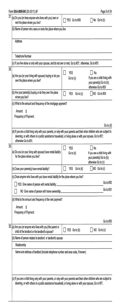 Printable Ssi Forms Printable Forms Free Online